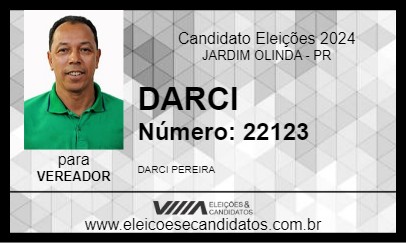 Candidato DARCI 2024 - JARDIM OLINDA - Eleições