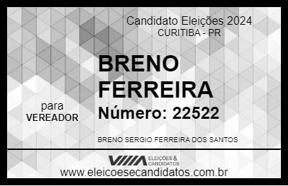 Candidato BRENO FERREIRA 2024 - CURITIBA - Eleições