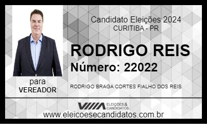 Candidato RODRIGO REIS  2024 - CURITIBA - Eleições