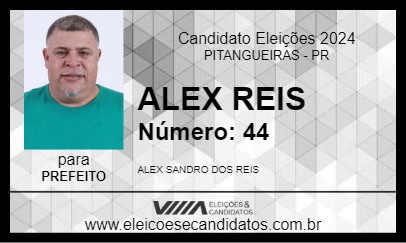 Candidato ALEX REIS 2024 - PITANGUEIRAS - Eleições