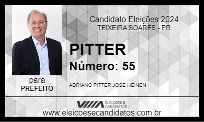 Candidato PITTER 2024 - TEIXEIRA SOARES - Eleições