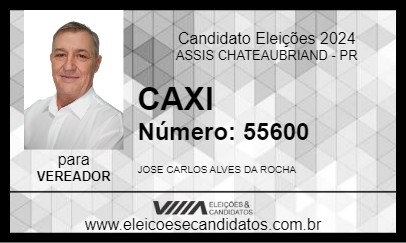 Candidato CAXI 2024 - ASSIS CHATEAUBRIAND - Eleições