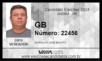 Candidato GB 2024 - ANDIRÁ - Eleições