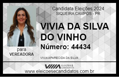 Candidato VIVIA DO VINHO 2024 - SIQUEIRA CAMPOS - Eleições