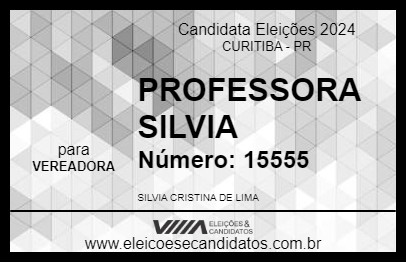 Candidato PROFESSORA SILVIA 2024 - CURITIBA - Eleições