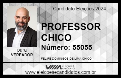 Candidato PROFESSOR CHICO 2024 - SÃO MATEUS DO SUL - Eleições