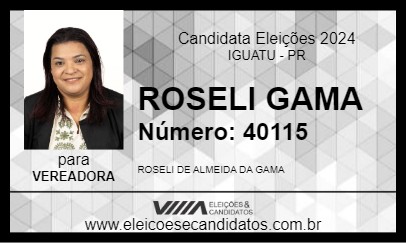 Candidato ROSELI GAMA 2024 - IGUATU - Eleições