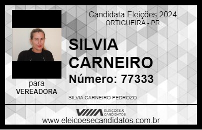 Candidato SILVIA CARNEIRO 2024 - ORTIGUEIRA - Eleições