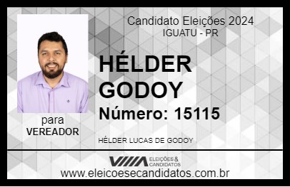 Candidato HÉLDER GODOY 2024 - IGUATU - Eleições