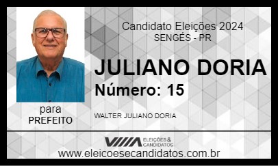 Candidato JULIANO DORIA 2024 - SENGÉS - Eleições