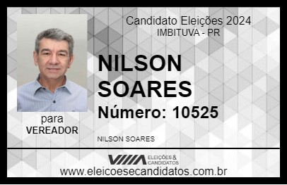 Candidato NILSON SOARES 2024 - IMBITUVA - Eleições