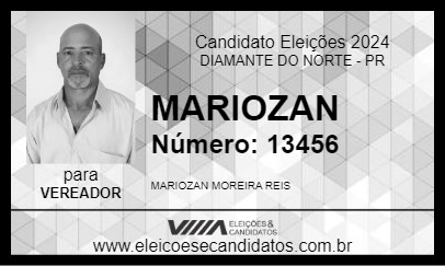 Candidato MARIOZAN 2024 - DIAMANTE DO NORTE - Eleições