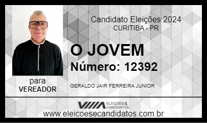 Candidato O JOVEM 2024 - CURITIBA - Eleições