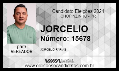 Candidato JORCELIO 2024 - CHOPINZINHO - Eleições