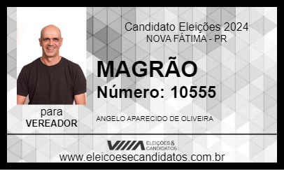 Candidato MAGRÃO 2024 - NOVA FÁTIMA - Eleições