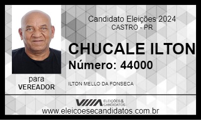 Candidato CHUCALE ILTON 2024 - CASTRO - Eleições