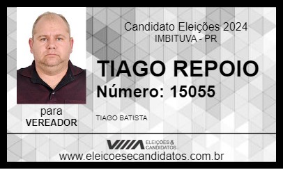 Candidato TIAGO REPOIO 2024 - IMBITUVA - Eleições