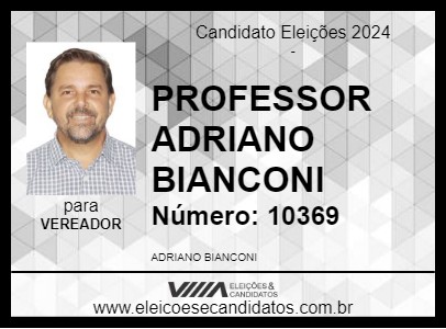 Candidato PROFESSOR ADRIANO BIANCONI 2024 - MATINHOS - Eleições