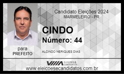 Candidato CINDO 2024 - MARMELEIRO - Eleições