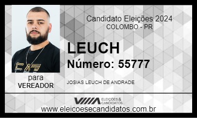 Candidato LEUCH 2024 - COLOMBO - Eleições