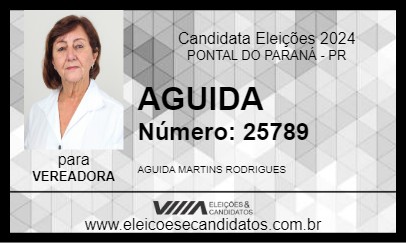 Candidato AGUIDA 2024 - PONTAL DO PARANÁ - Eleições