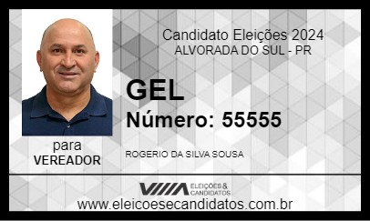 Candidato GEL 2024 - ALVORADA DO SUL - Eleições