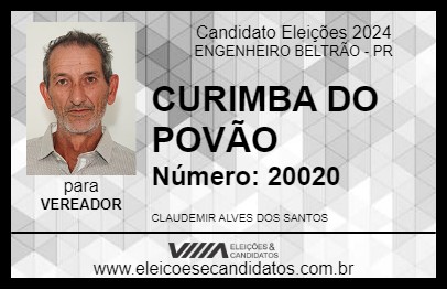 Candidato CURIMBA DO POVÃO 2024 - ENGENHEIRO BELTRÃO - Eleições