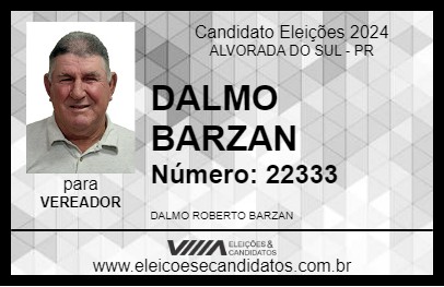 Candidato DALMO BARZAN 2024 - ALVORADA DO SUL - Eleições