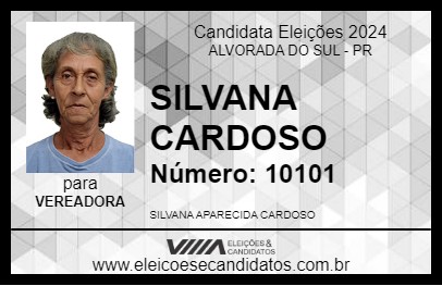 Candidato SILVANA CARDOSO 2024 - ALVORADA DO SUL - Eleições