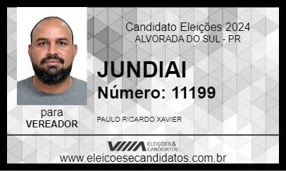 Candidato JUNDIAI 2024 - ALVORADA DO SUL - Eleições