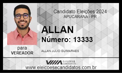 Candidato ALLAN 2024 - APUCARANA - Eleições