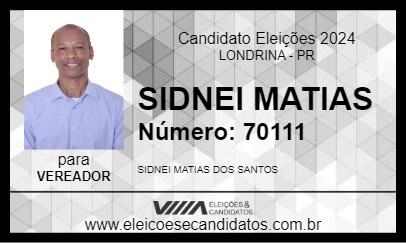 Candidato SIDNEI MATIAS 2024 - LONDRINA - Eleições