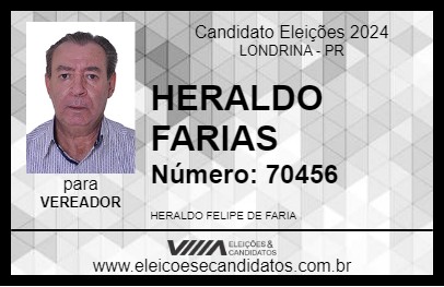 Candidato HERALDO FARIAS 2024 - LONDRINA - Eleições