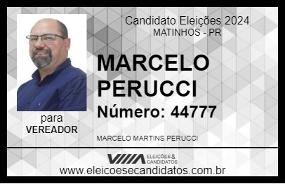 Candidato MARCELO PERUCCI 2024 - MATINHOS - Eleições