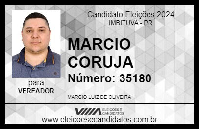 Candidato MARCIO CORUJA 2024 - IMBITUVA - Eleições