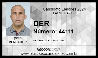 Candidato DER 2024 - PALMEIRA - Eleições