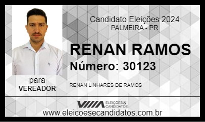 Candidato RENAN RAMOS 2024 - PALMEIRA - Eleições