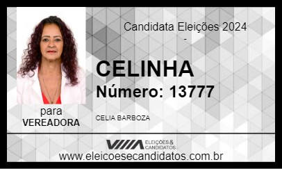 Candidato CELINHA 2024 - BANDEIRANTES - Eleições