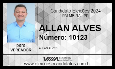 Candidato ALLAN ALVES 2024 - PALMEIRA - Eleições