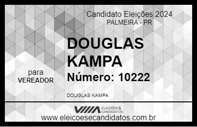 Candidato DOUGLAS KAMPA 2024 - PALMEIRA - Eleições