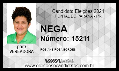 Candidato NEGA 2024 - PONTAL DO PARANÁ - Eleições