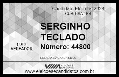 Candidato SERGINHO TECLADO 2024 - CURITIBA - Eleições