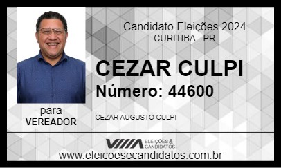 Candidato CEZAR CULPI 2024 - CURITIBA - Eleições