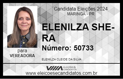 Candidato ELENILZA SHE-RA 2024 - MARINGÁ - Eleições