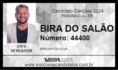 Candidato BIRA DO SALÃO 2024 - PARANAGUÁ - Eleições