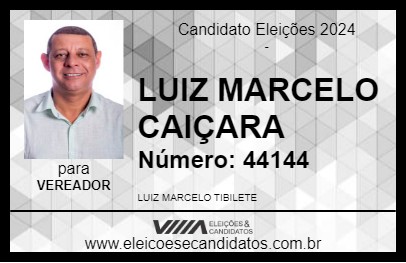 Candidato LUIZ MARCELO CAIÇARA 2024 - PARANAGUÁ - Eleições