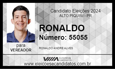 Candidato RONALDO 2024 - ALTO PIQUIRI - Eleições