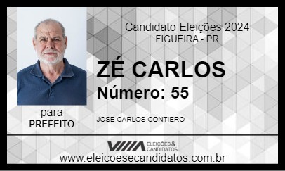 Candidato ZÉ CARLOS 2024 - FIGUEIRA - Eleições