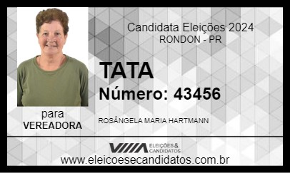 Candidato TATA 2024 - RONDON - Eleições