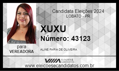 Candidato XUXU 2024 - LOBATO - Eleições